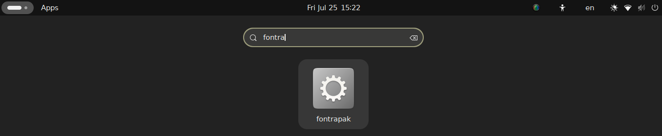 fontrapak snap launcher